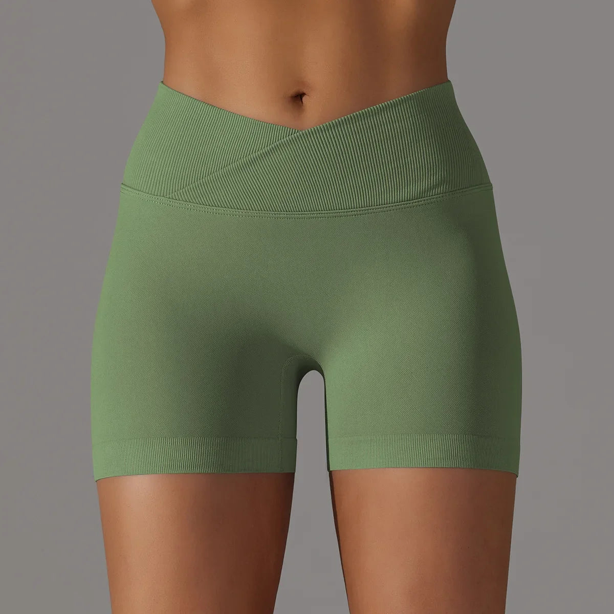 Frauen Hohe Taille Workout Fitness Yoga Shorts Gym Push Up Yoga Leggings Scrunch Butt Nahtlose Sport Shorts