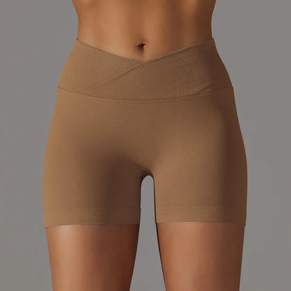 Frauen Hohe Taille Workout Fitness Yoga Shorts Gym Push Up Yoga Leggings Scrunch Butt Nahtlose Sport Shorts