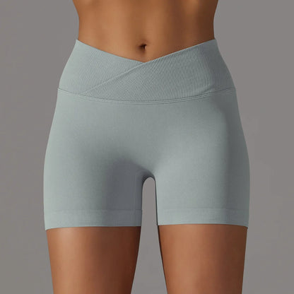 Frauen Hohe Taille Workout Fitness Yoga Shorts Gym Push Up Yoga Leggings Scrunch Butt Nahtlose Sport Shorts