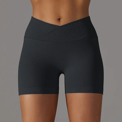 Frauen Hohe Taille Workout Fitness Yoga Shorts Gym Push Up Yoga Leggings Scrunch Butt Nahtlose Sport Shorts