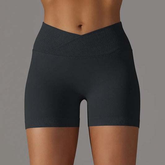 Frauen Hohe Taille Workout Fitness Yoga Shorts Gym Push Up Yoga Leggings Scrunch Butt Nahtlose Sport Shorts