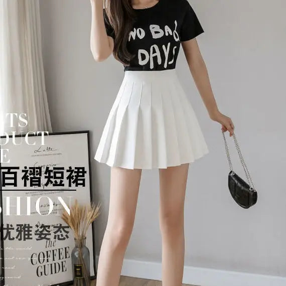 Miniröcke für Damen, 2024, Sommer, japanische Schule, Faltenröcke, hohe Taille, Kawaii, niedlich, rosa karierter Rock, Uniform, Harajuku, Jupe
