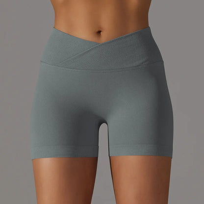 Frauen Hohe Taille Workout Fitness Yoga Shorts Gym Push Up Yoga Leggings Scrunch Butt Nahtlose Sport Shorts
