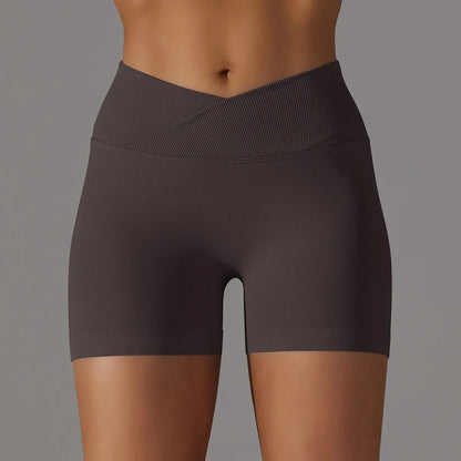 Frauen Hohe Taille Workout Fitness Yoga Shorts Gym Push Up Yoga Leggings Scrunch Butt Nahtlose Sport Shorts